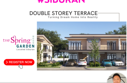 Double Storey Terrace @The Spring Garden. Siburan