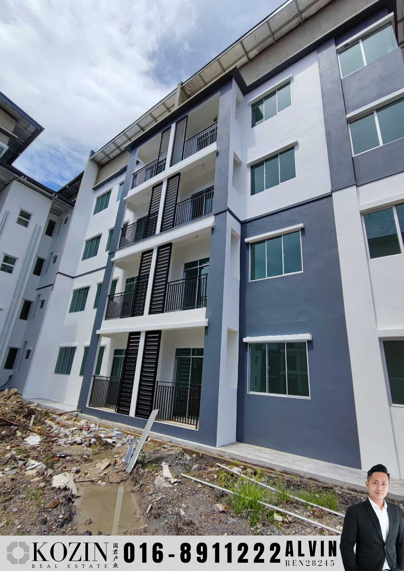 New walk-up Apartment at Samarahan Uni Central