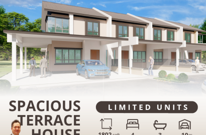New Double Storey Terrace House @Batu Kawa
