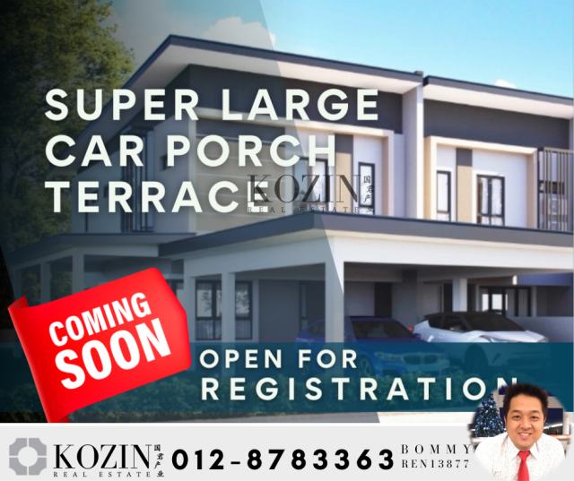 Super Large Car porch Terrace House @ Tabuan TT3 photo 1