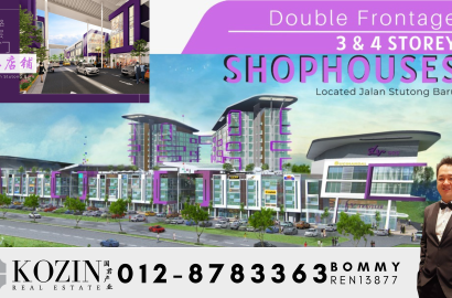 48 units Double Frontage Shophouses @ Jalan Stutong Baru