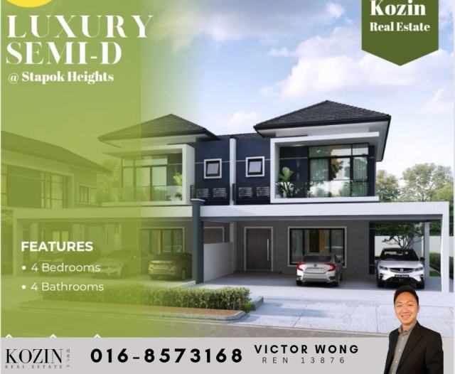Double Storey Semi-D. Stapok photo 1